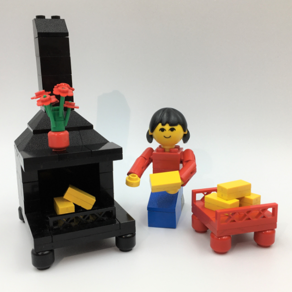 Set 277-1 Fireplace - Save a Brick